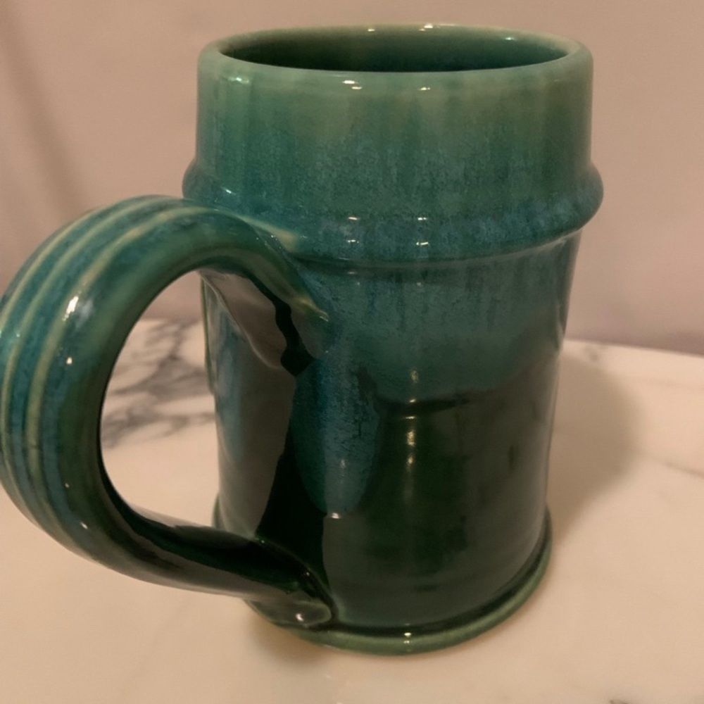 Scarborough Faire 2003 Green Pottery Mug “Join The Merriment” - Picture 3 of 10